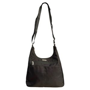 Baggallini Gray Crossbody Purse Lightweight Travel Adjustable Strap Everyday Go